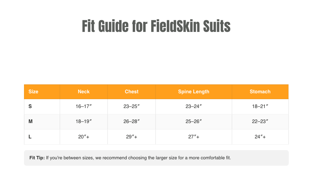 FieldSkin® Blaze Orange Suit